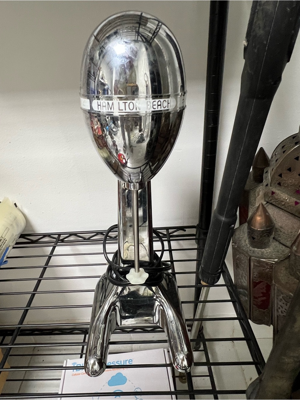 Hamilton Beach Retro-Style Drink Mixer - Chrome Silver